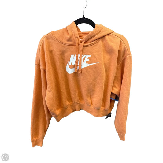 Sweatshirt Hoodie By Nike Apparel In Orange, Size: Sp