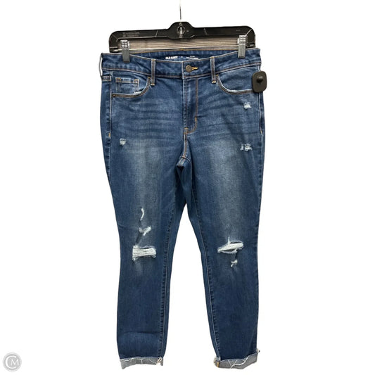 Jeans Skinny By Old Navy In Blue Denim, Size: 8