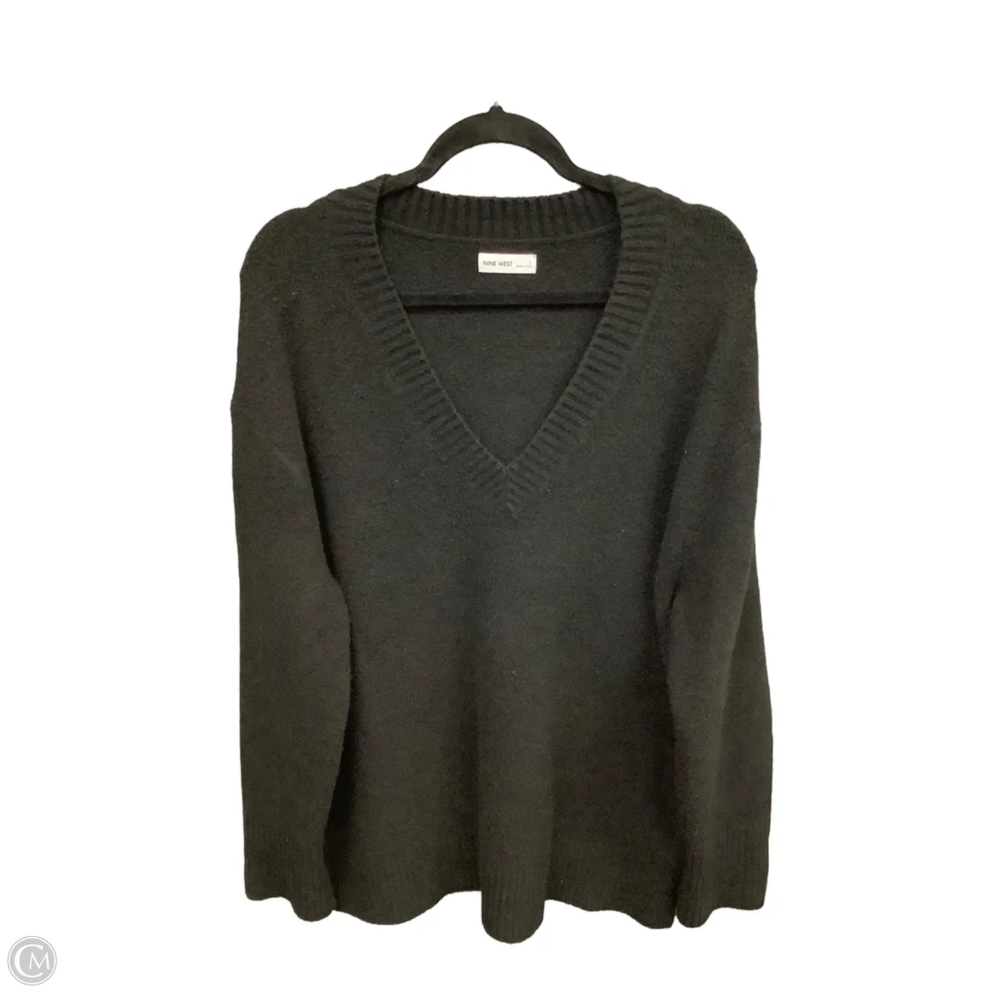 Sweater By Nine West In Black, Size: L