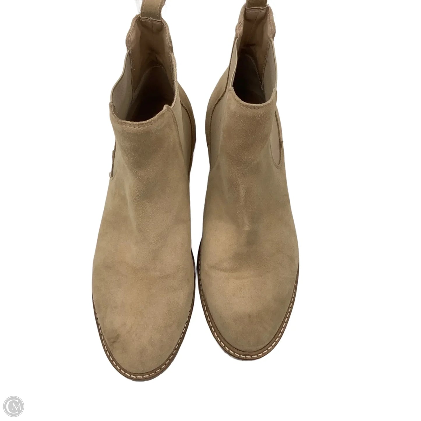 Boots Ankle Flats By Steve Madden In Tan, Size: 11