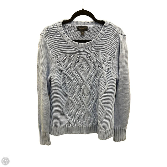 Sweater By Lands End In Blue, Size: Lp