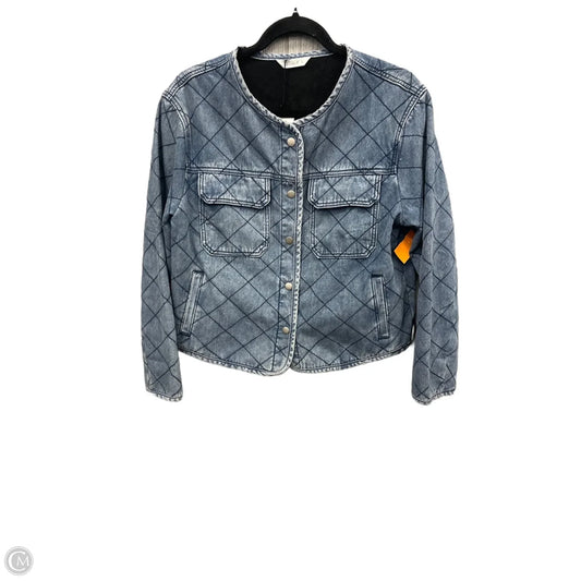 Jacket Puffer & Quilted By Clothes Mentor In Blue, Size: S