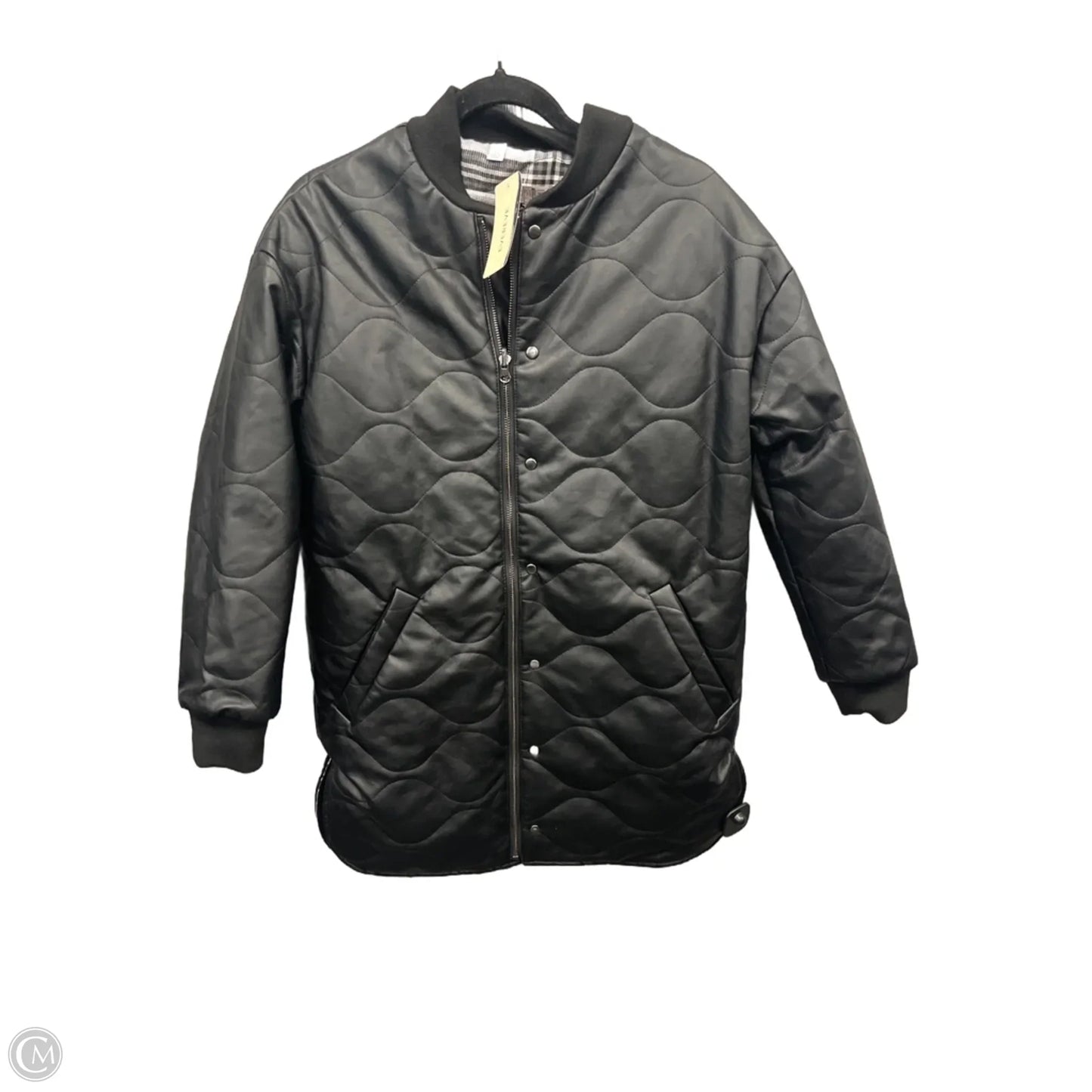 Jacket Puffer & Quilted By Evereve In Black, Size: Xs