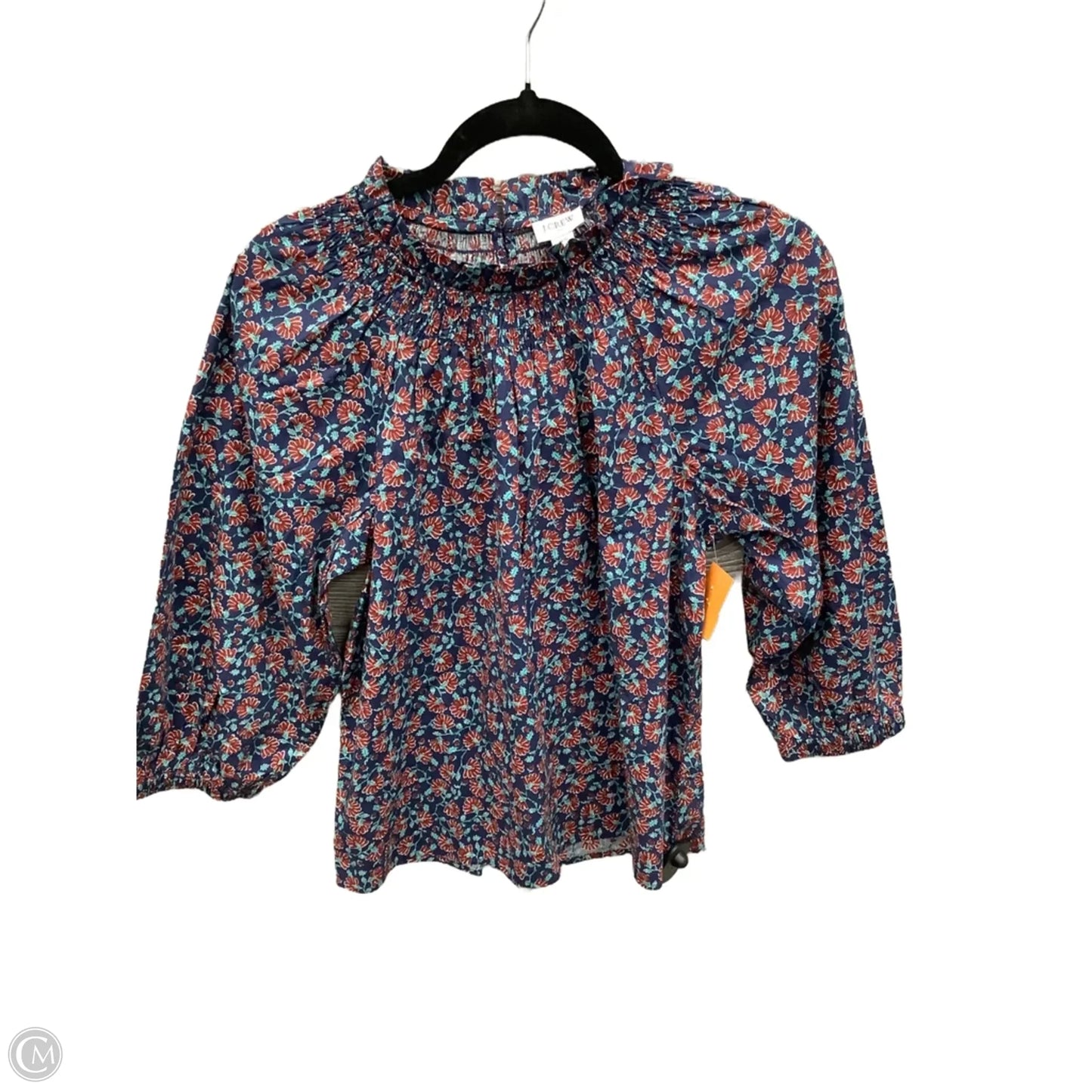 Top Long Sleeve By J. Crew In Blue, Size: Xs