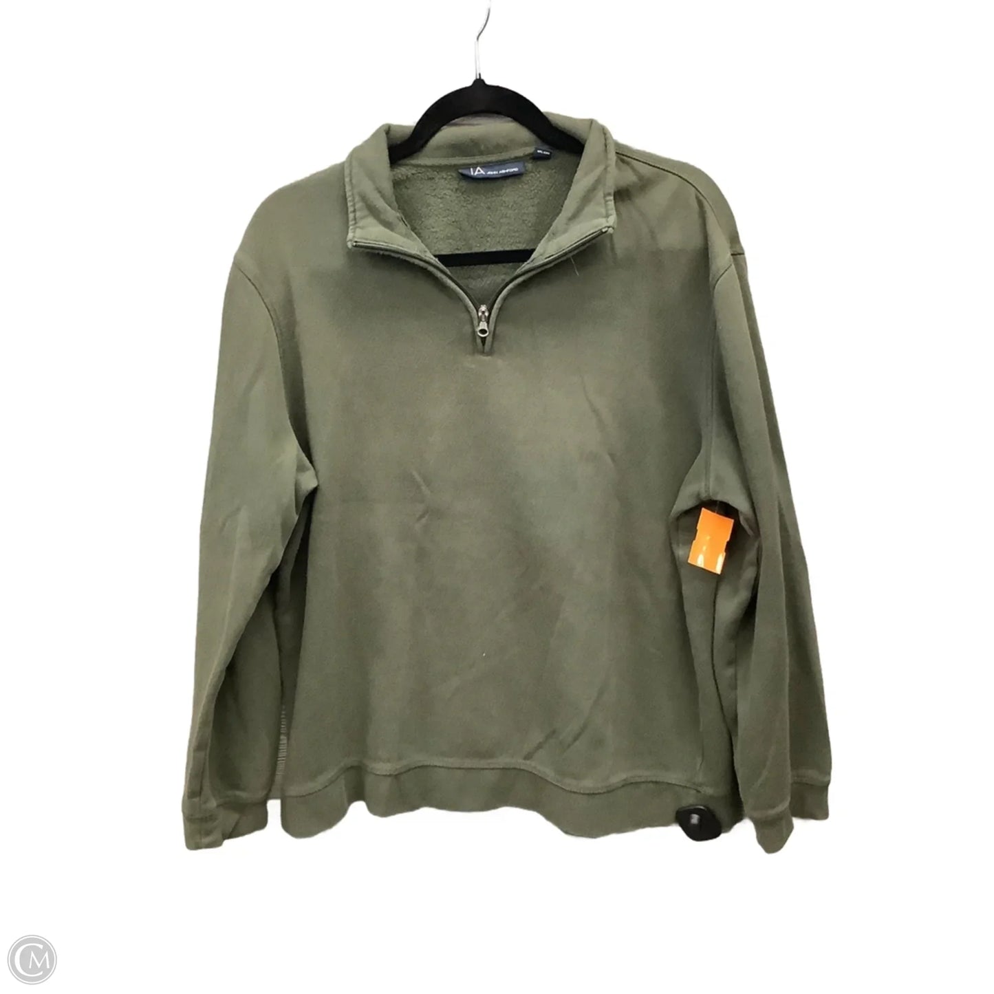 Sweatshirt Collar By Clothes Mentor In Green, Size: L