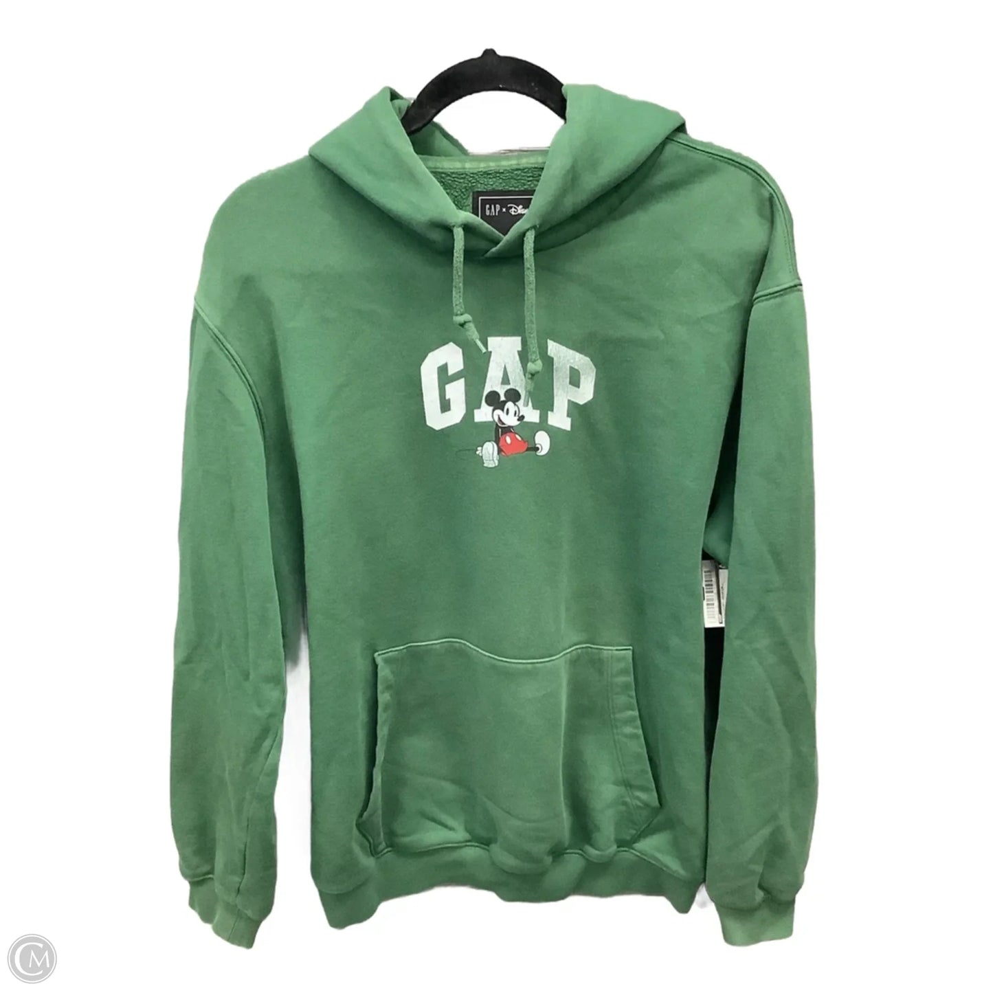 Sweatshirt Hoodie By Gap In Green, Size: S