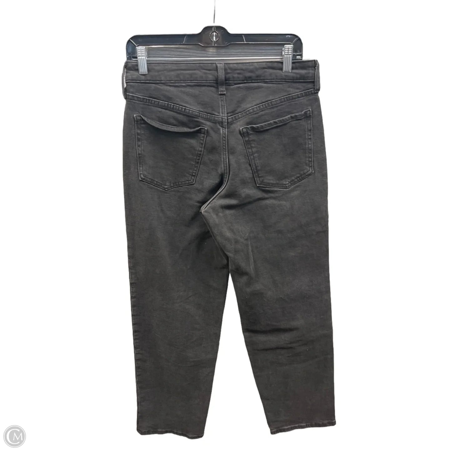 Jeans Straight By Old Navy In Black Denim, Size: 6