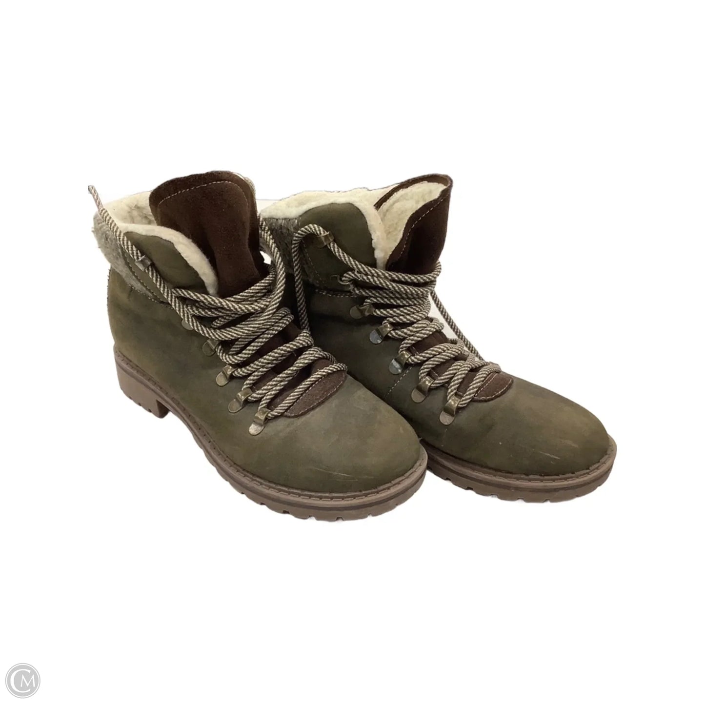 Boots Ankle Flats By Mossimo In Green, Size: 9