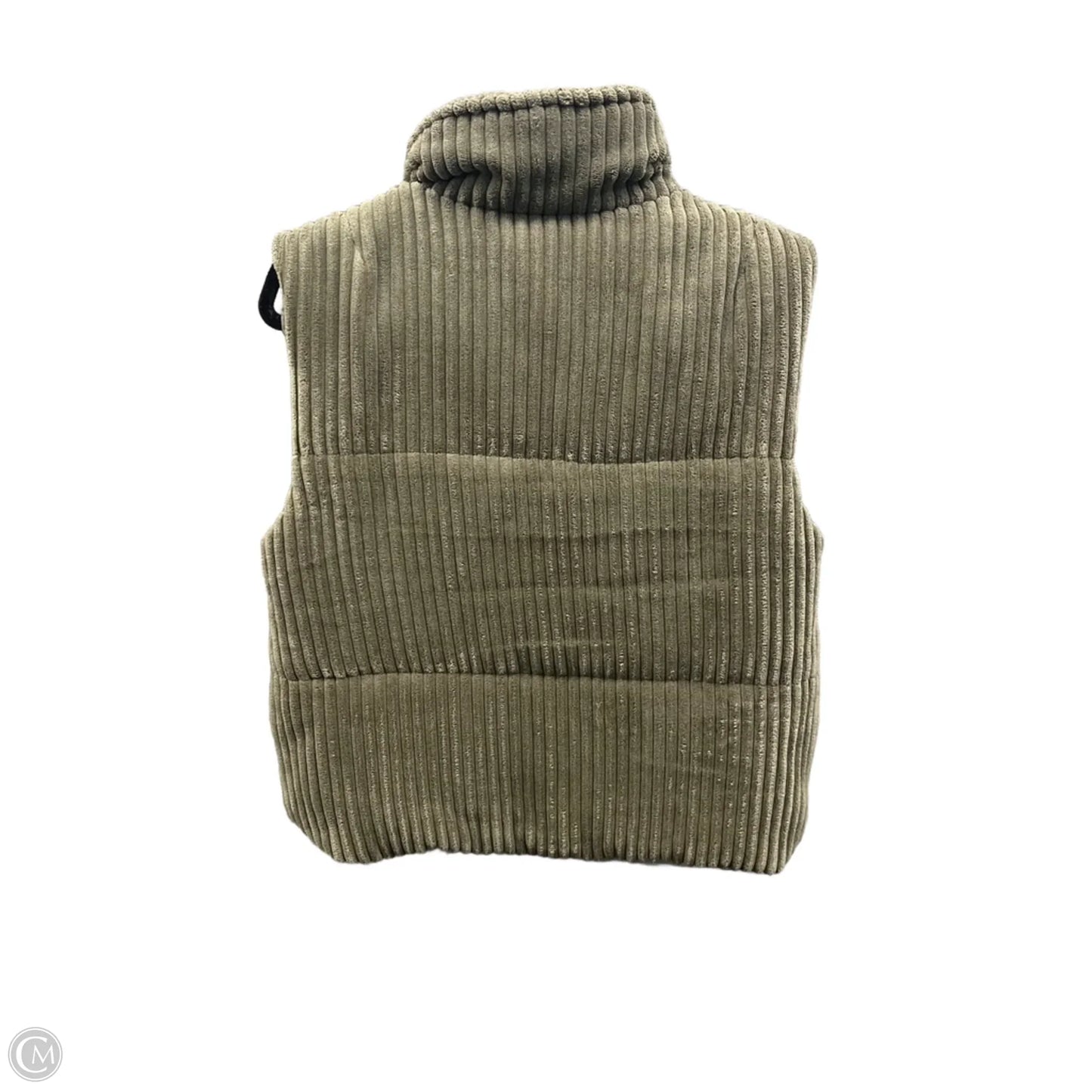 Vest Faux Fur & Sherpa By Staccato In Green, Size: M