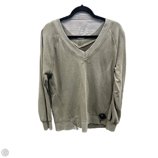 Top Long Sleeve By Aerie In Green, Size: Xs