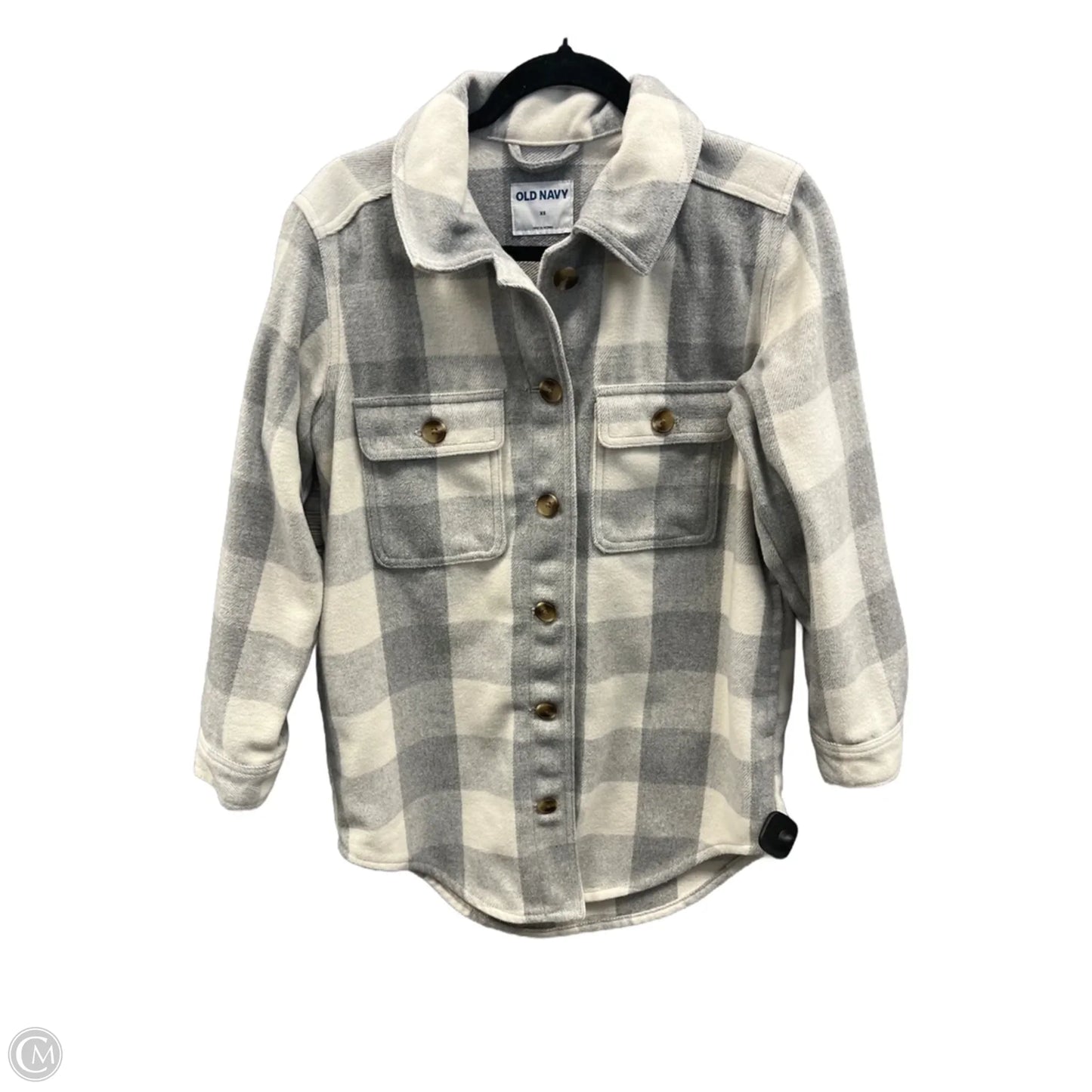 Jacket Shirt By Old Navy In White, Size: Xs