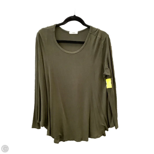 Tunic Long Sleeve By Cherish In Green, Size: L