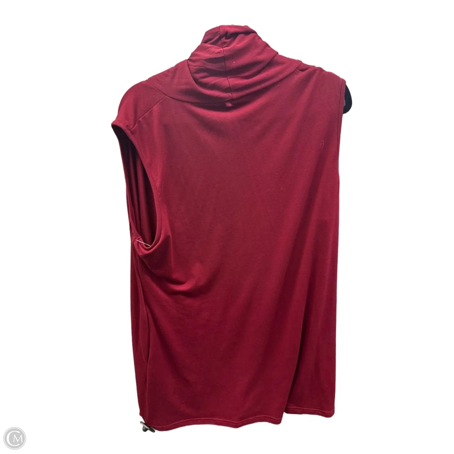 Vest Fleece By Clothes Mentor In Red, Size: Xxl