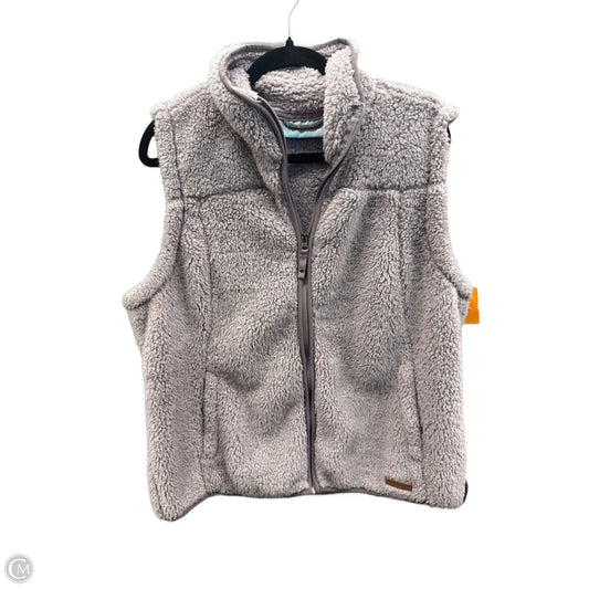 Vest Faux Fur & Sherpa By Free Country In Purple, Size: Xl