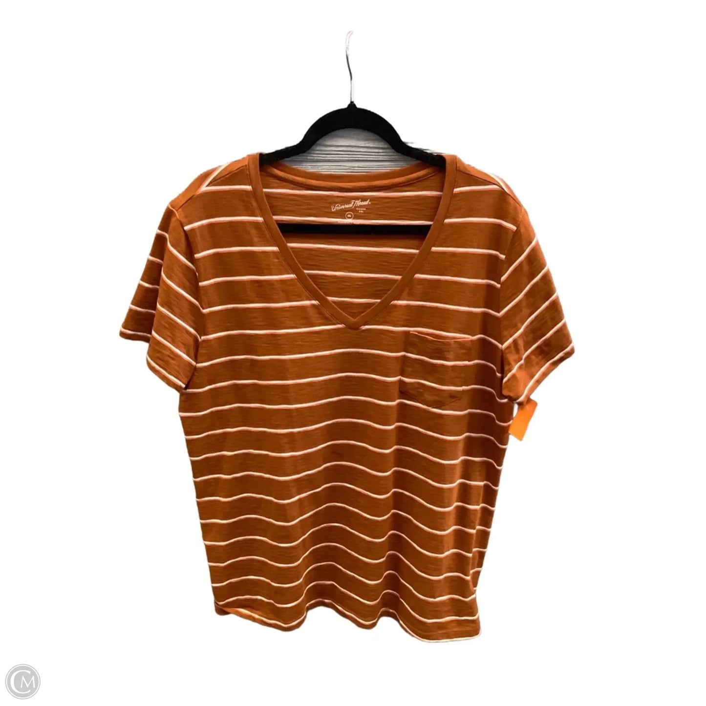Top Short Sleeve By Universal Thread In Orange, Size: Xxl