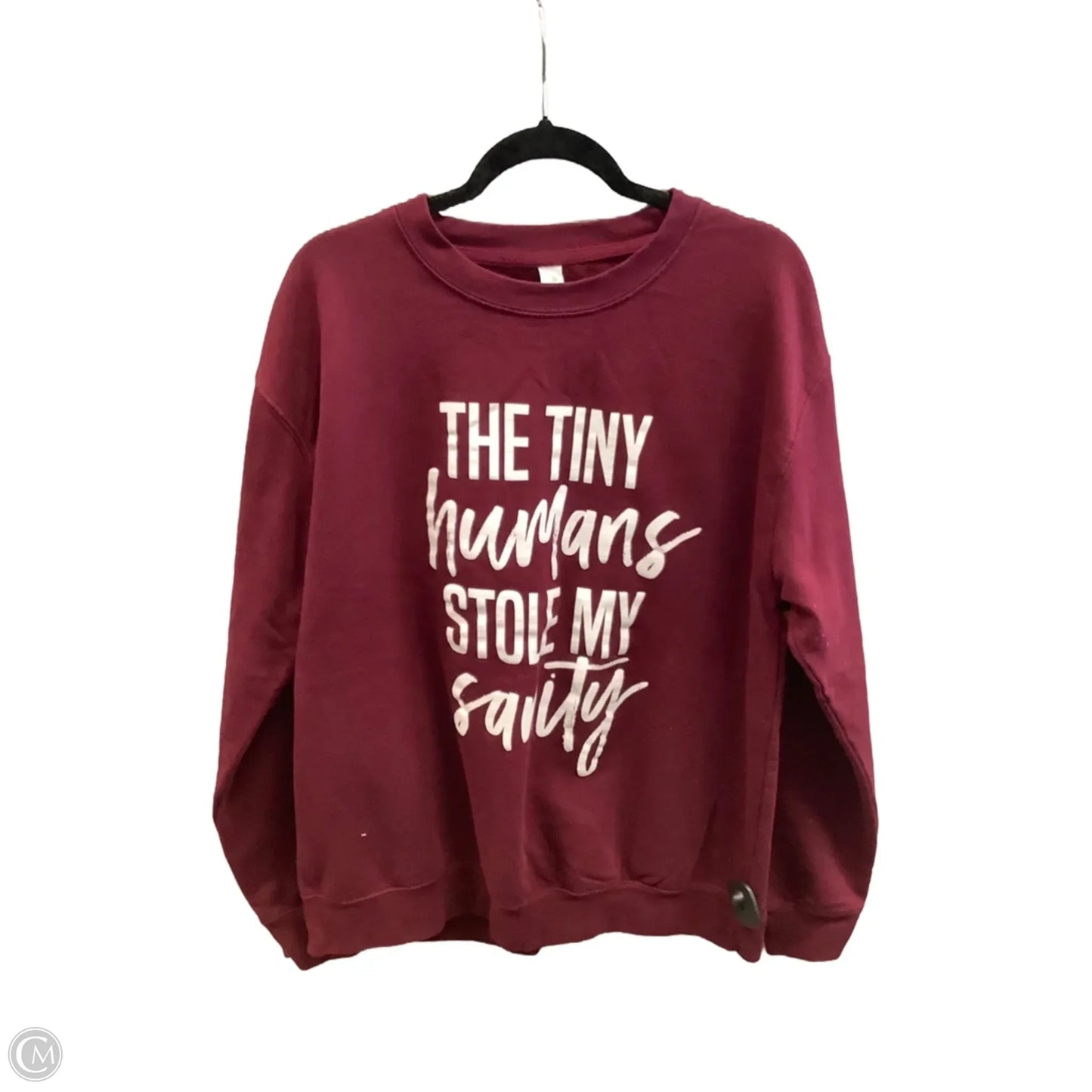 Sweatshirt Crewneck By Clothes Mentor In Red, Size: Xl