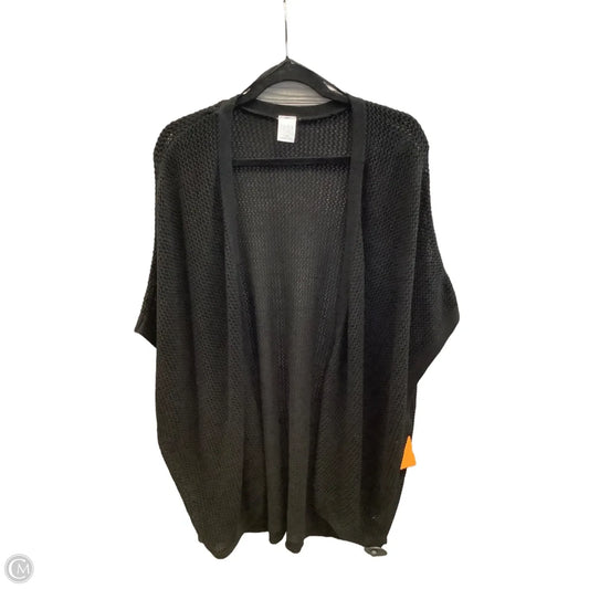 Cardigan By Time And Tru In Black, Size: Xl