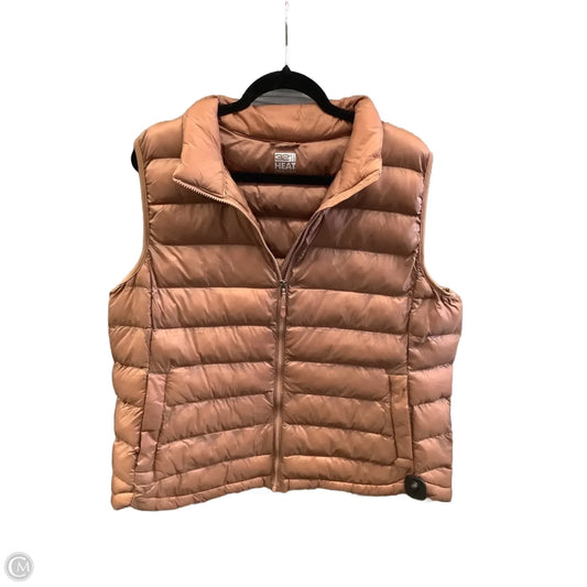 Vest Puffer & Quilted By 32 Degrees In Brown, Size: Xxl