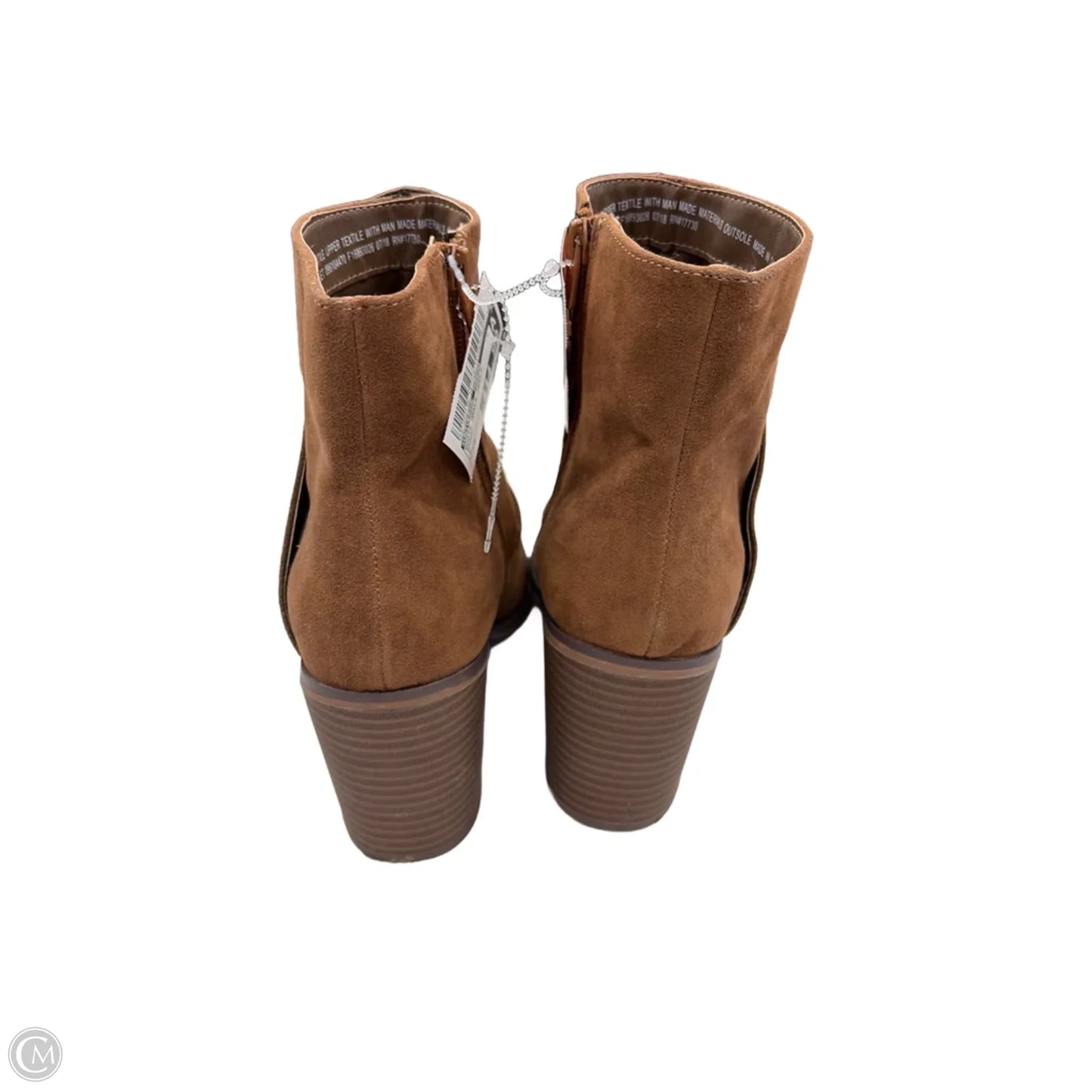 Boots Ankle Heels By Universal Thread In Brown, Size: 9