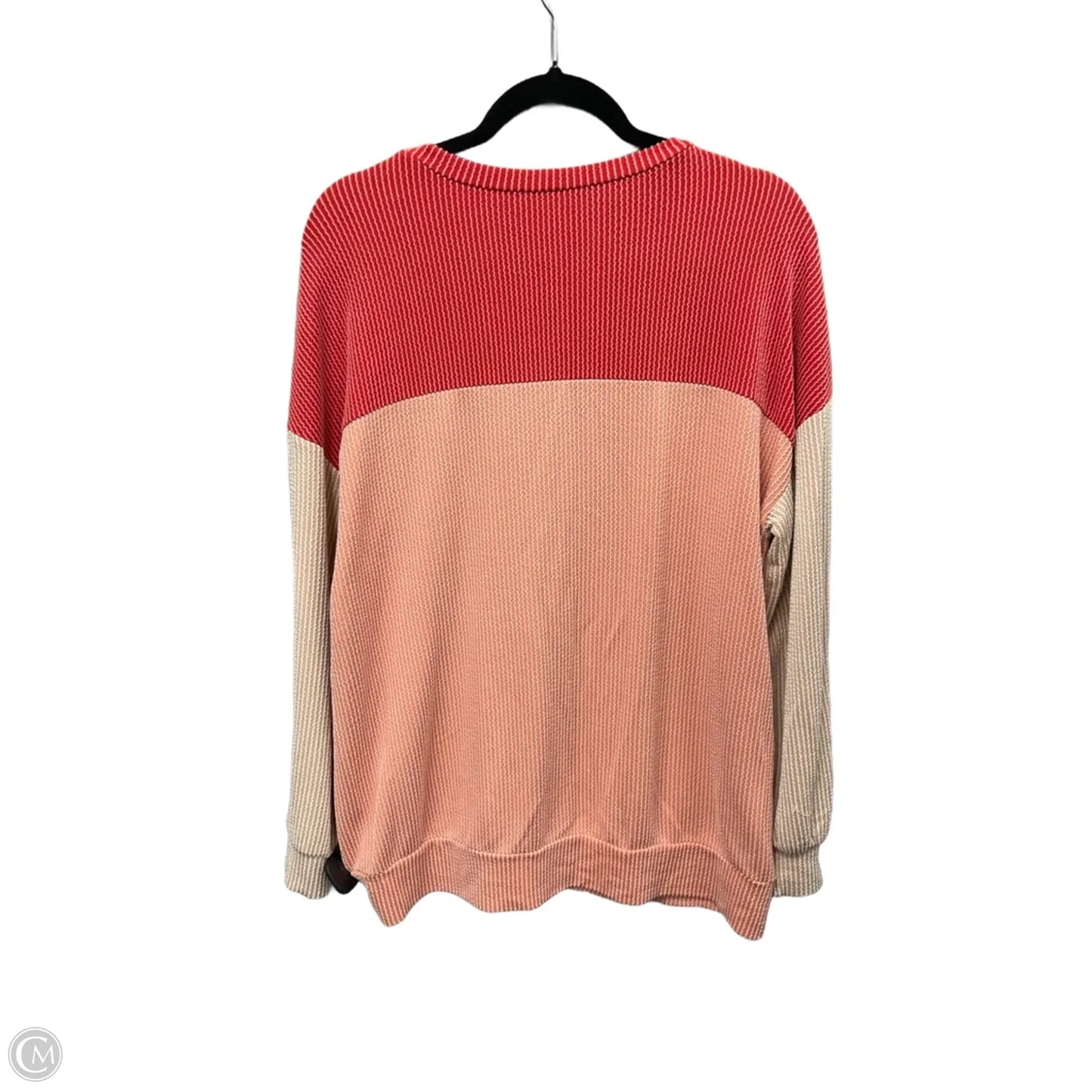 Top Long Sleeve By Clothes Mentor In Red, Size: Xl