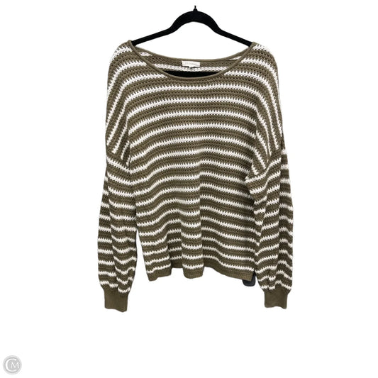 Sweater By Blu Pepper In Green, Size: L