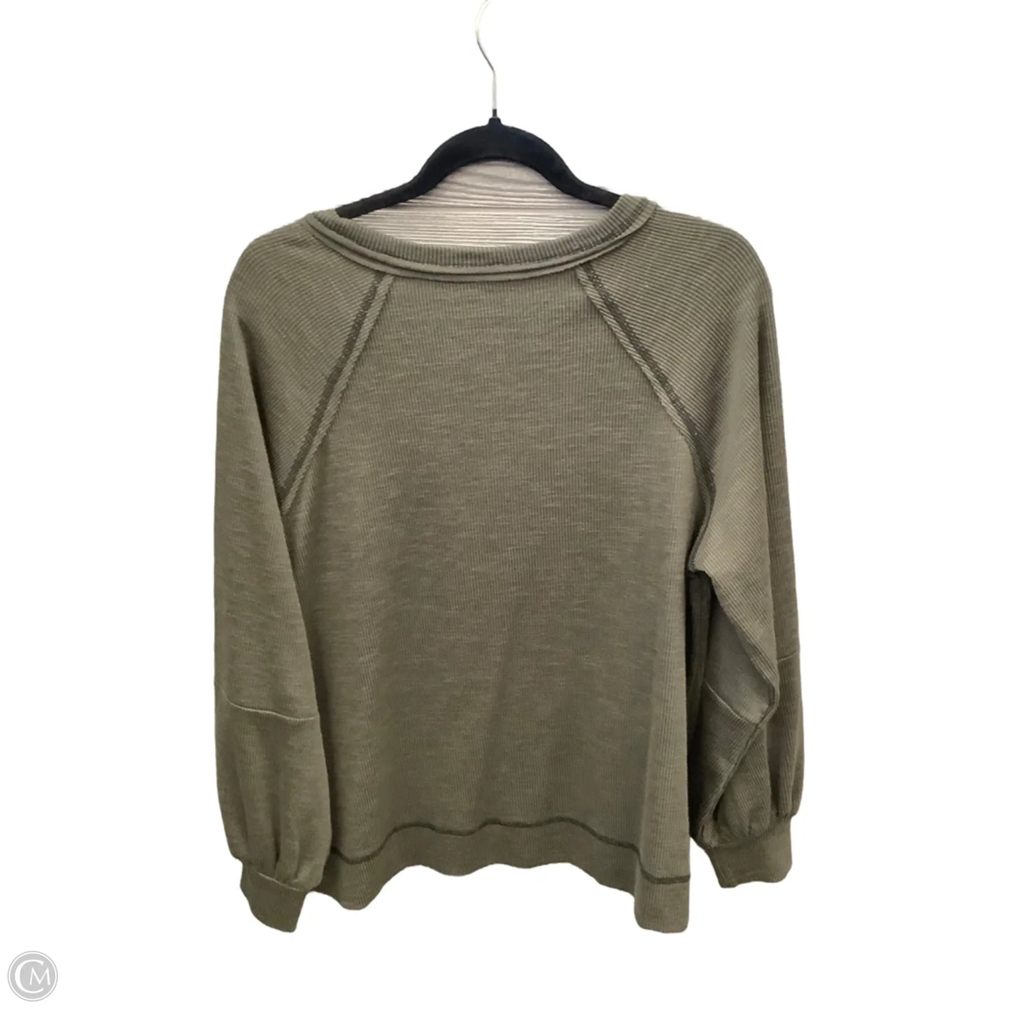 Top Long Sleeve By Clothes Mentor In Green, Size: S