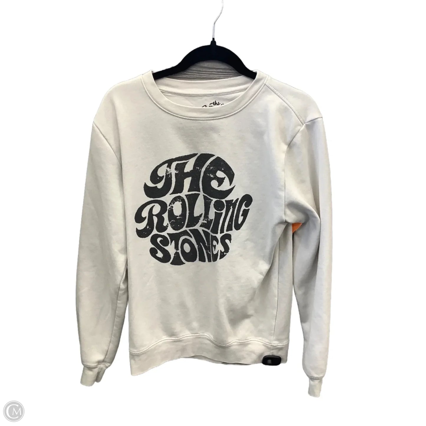 Sweatshirt Crewneck By Clothes Mentor In Tan, Size: S