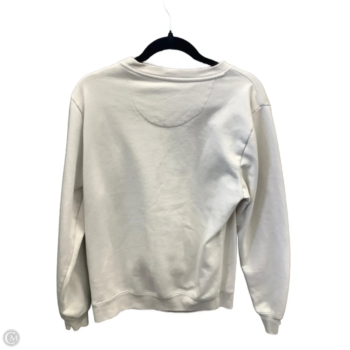 Sweatshirt Crewneck By Clothes Mentor In Tan, Size: S