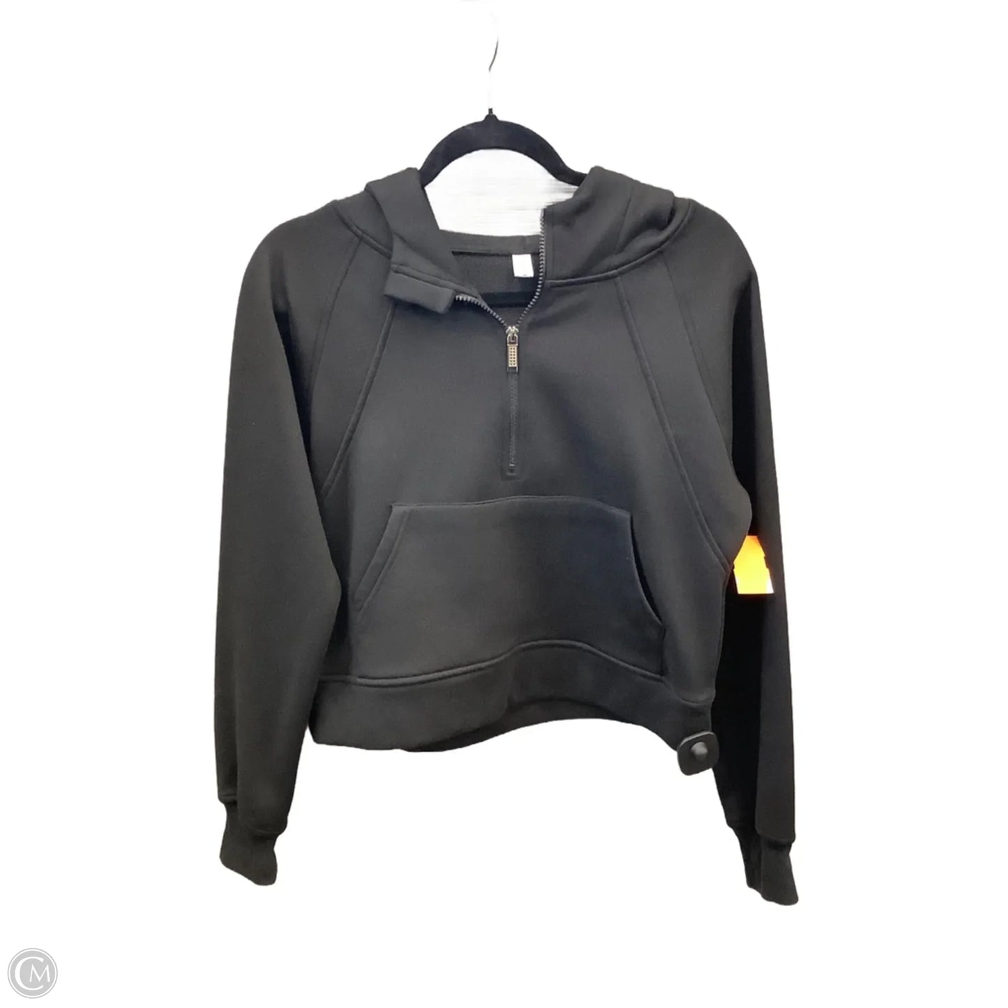 Sweatshirt Hoodie By Clothes Mentor In Black, Size: S