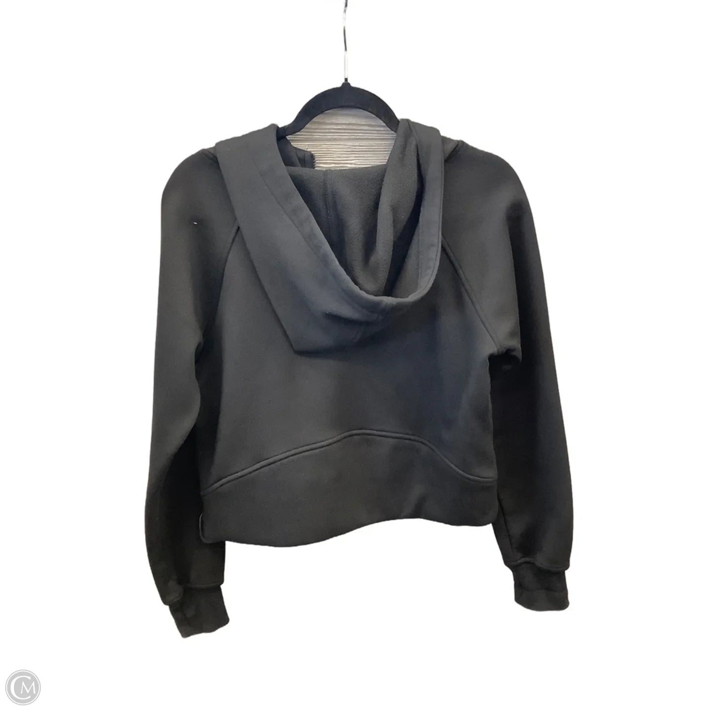 Sweatshirt Hoodie By Clothes Mentor In Black, Size: S