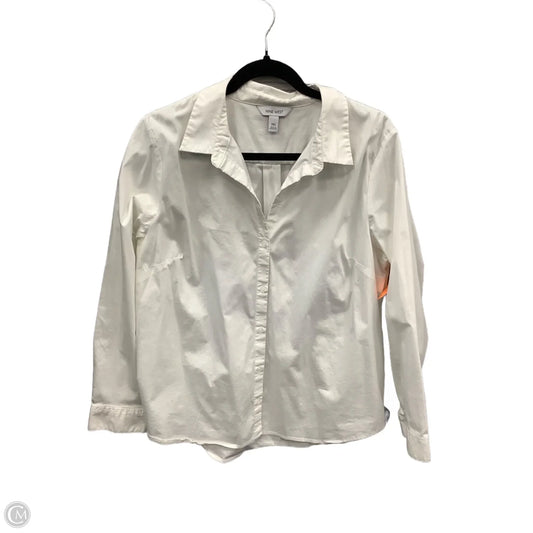 Top Long Sleeve By Nine West In White, Size: Xxl