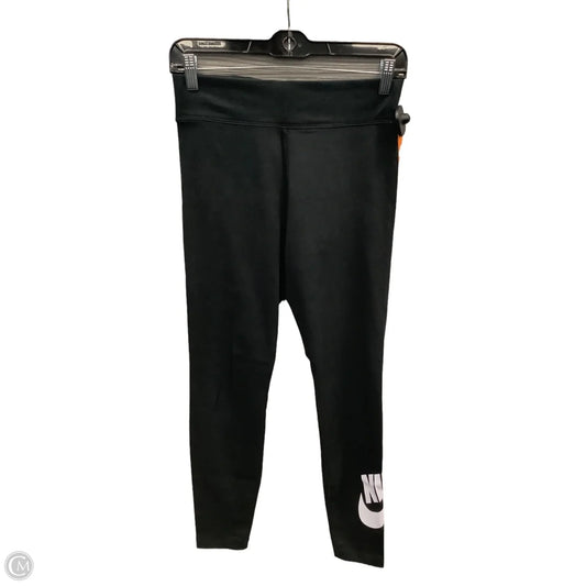 Athletic Leggings By Nike In Black, Size: M