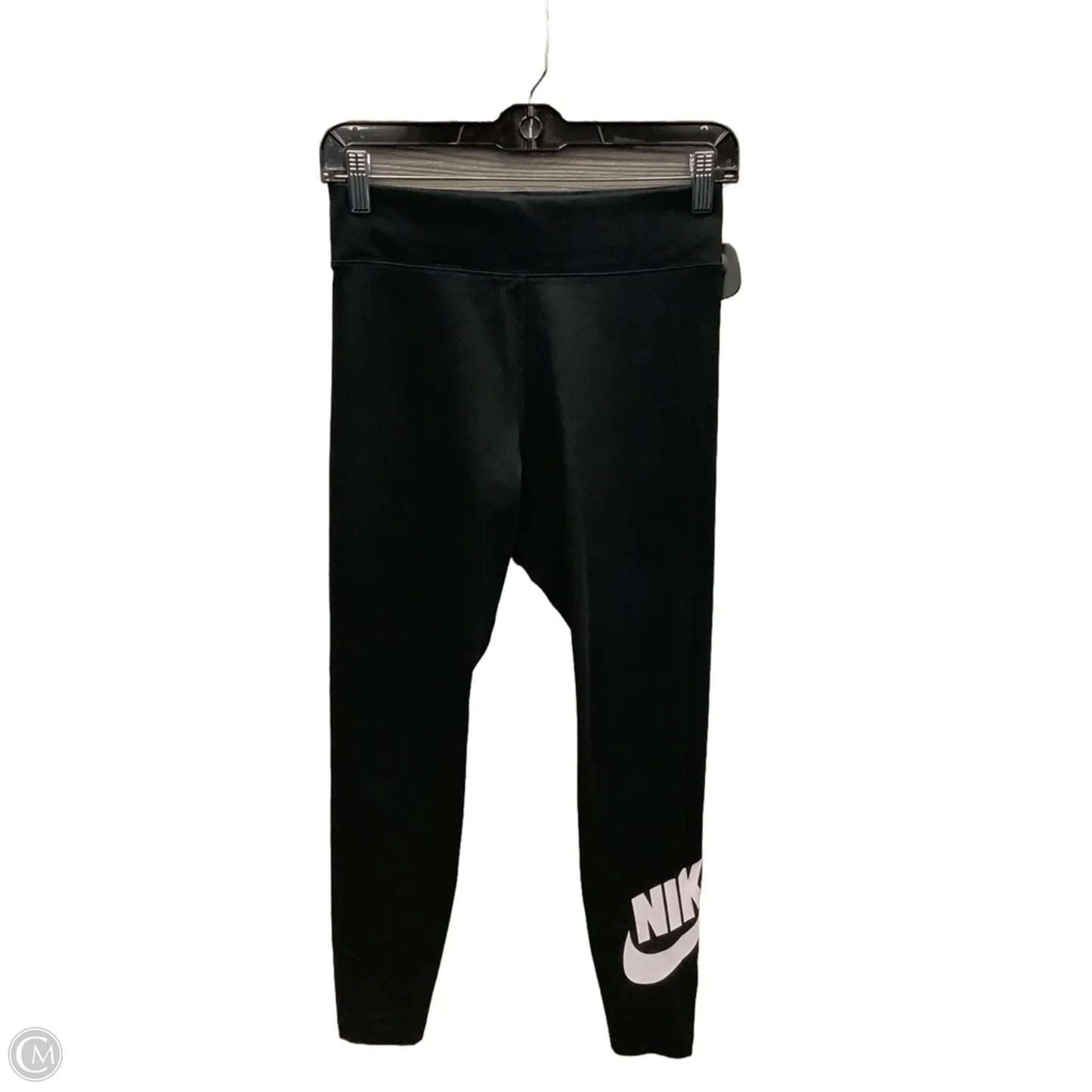 Athletic Leggings By Nike In Black, Size: M