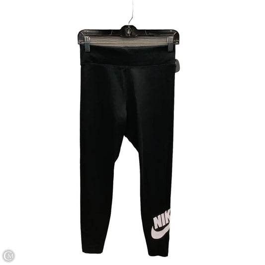 Athletic Leggings By Nike In Black, Size: M