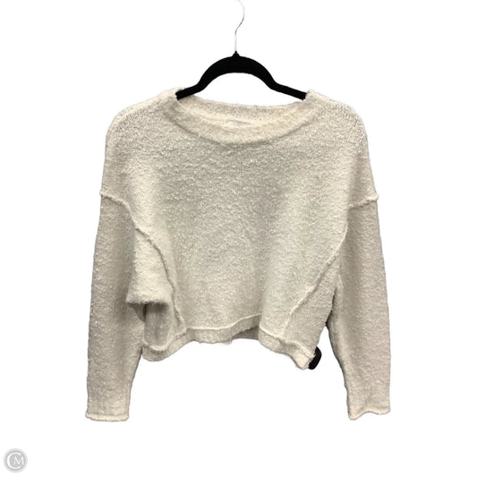Sweater By Pink Rose In White, Size: S