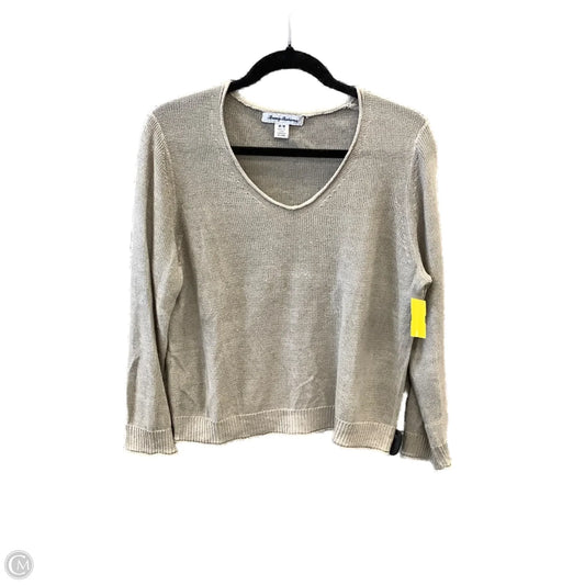 Top Long Sleeve By Tommy Bahama In Grey, Size: M