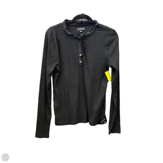 Top Long Sleeve By J. Crew In Black, Size: L