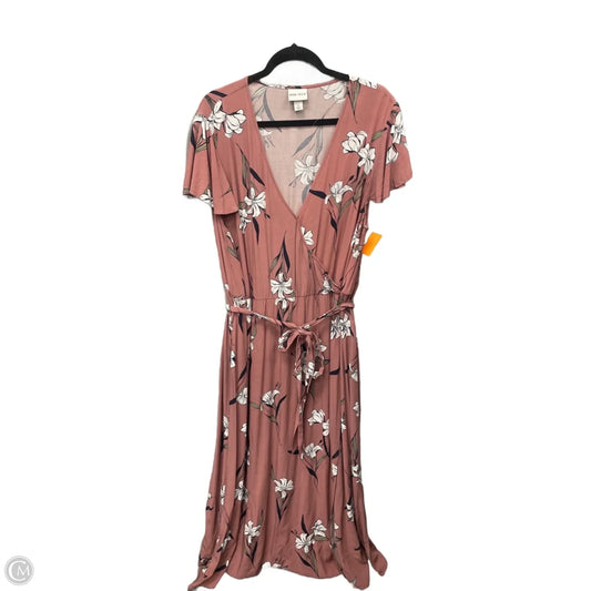 Dress Casual Maxi By Ava & Viv In Pink, Size: 2x