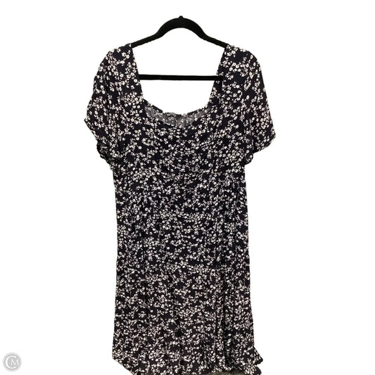 Dress Casual Midi By Bloomchic In Blue, Size: 1x