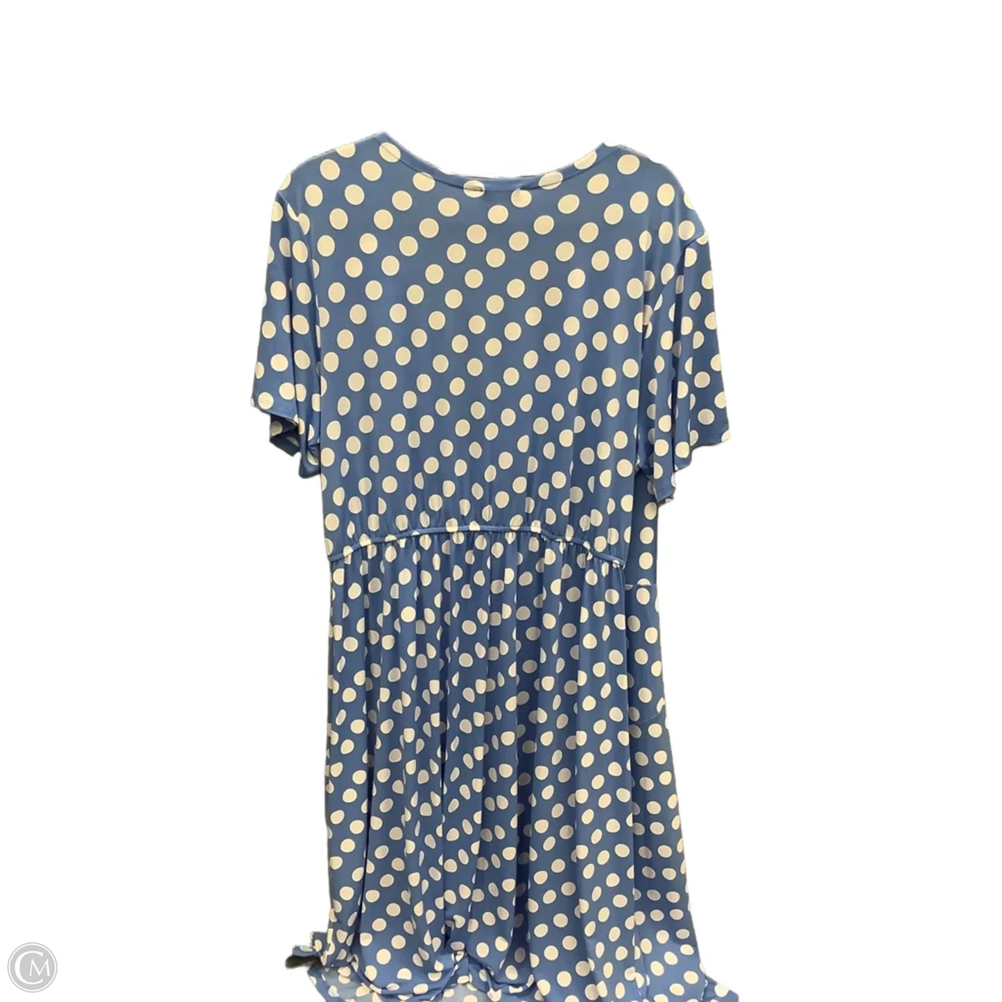 Dress Casual Midi By Robbie Bee In Blue, Size: 2x