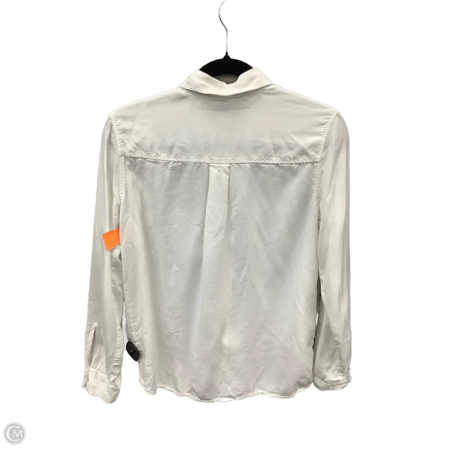 Top Long Sleeve By Express In White, Size: Sp