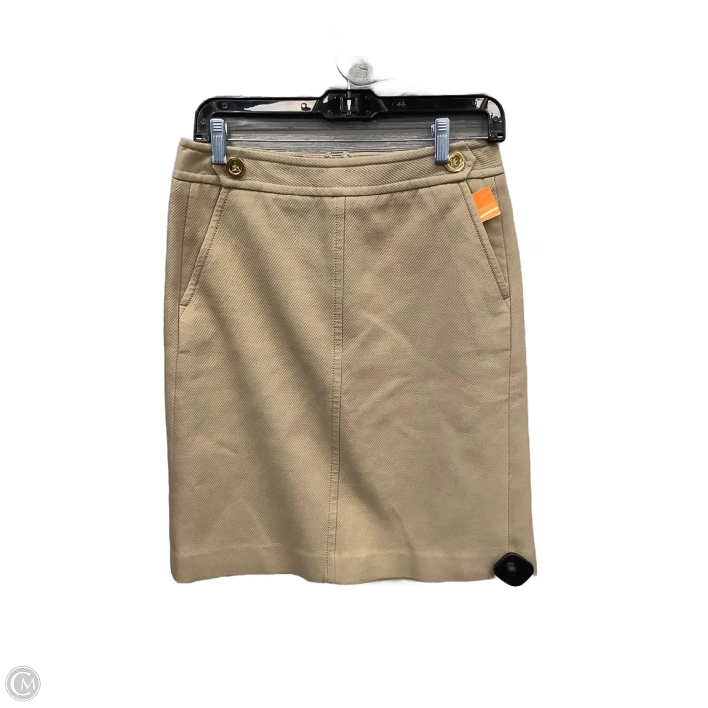 Skirt Midi By Talbots In Tan, Size: 2