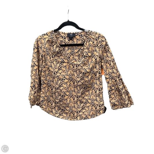 Top 3/4 Sleeve By J. Crew In Orange, Size: Xs