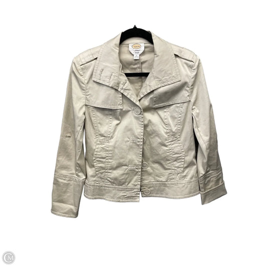 Jacket Other By Talbots In Tan, Size: Xs
