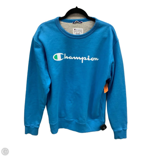 Sweatshirt Crewneck By Champion In Blue, Size: M