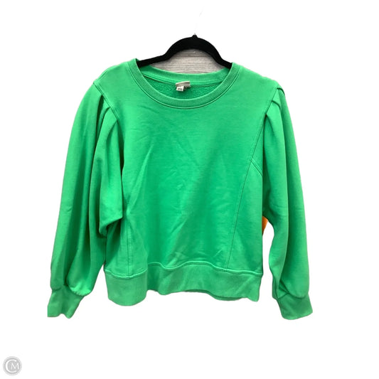 Sweatshirt Crewneck By A New Day In Green, Size: L