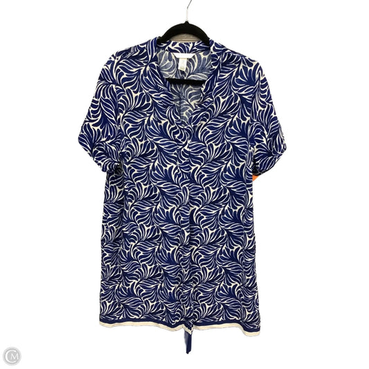 Dress Casual Short By H&m In Blue, Size: M