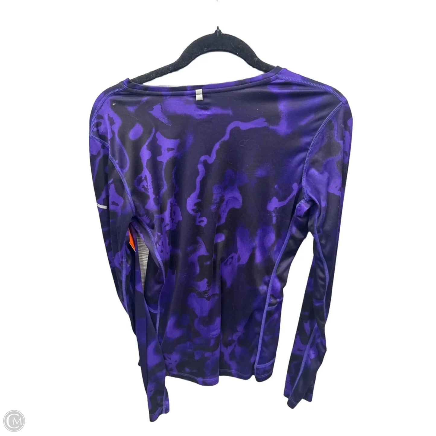 Athletic Top Long Sleeve Crewneck By Nike In Purple, Size: S