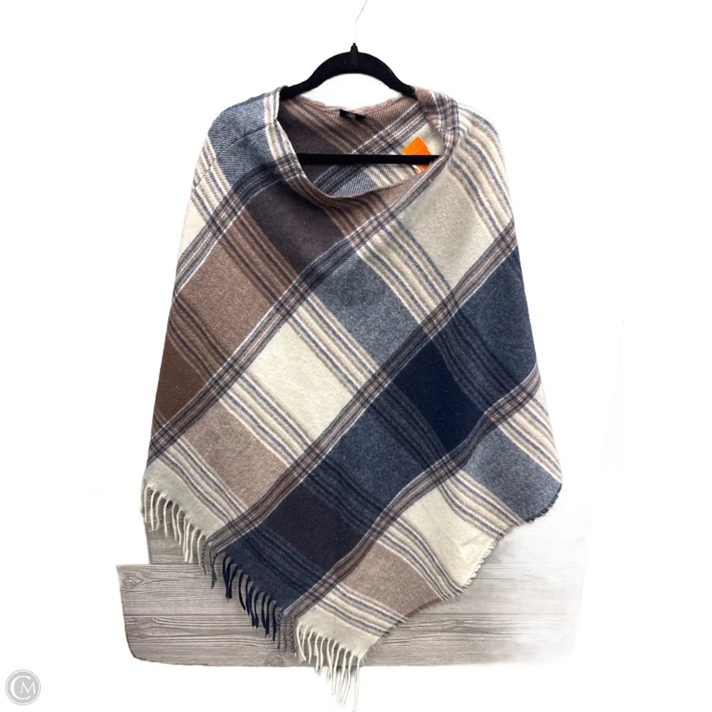 Shawl By Coco And Carmen In Plaid Pattern, Size: Osfm