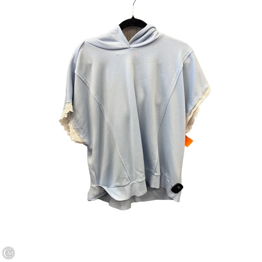 Sweatshirt Hoodie By Clothes Mentor In Blue, Size: L